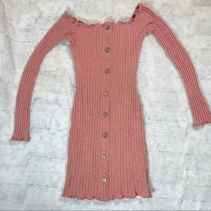 Fashion Nova Mauve Sweater Dress Small